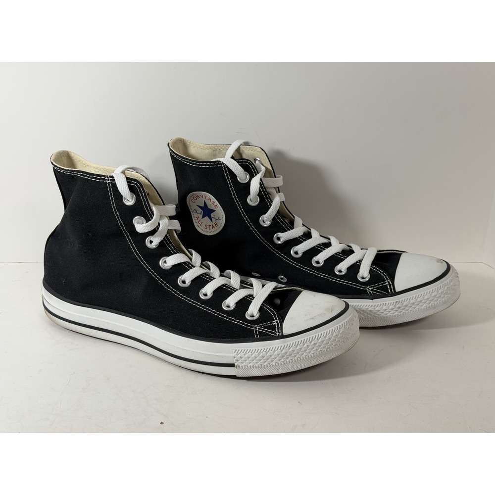 Converse Chuck Taylor All Star High Top Sneaker, Black, Mens 9/Womens 11